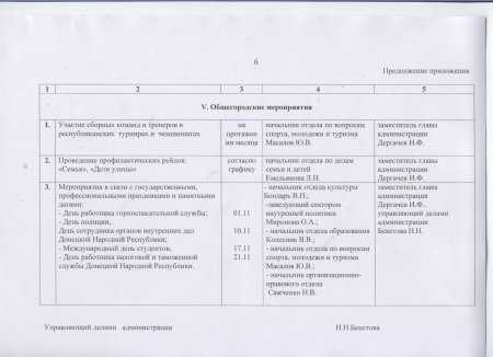 Об утверждении плана работы администрации города на ноябрь 2016 года