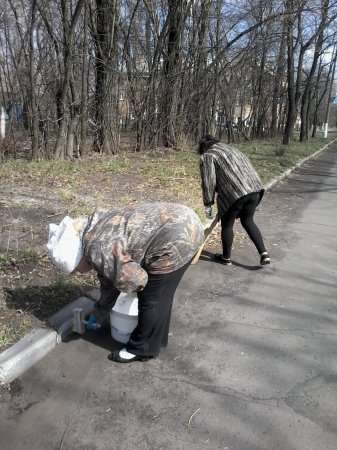 Общегородской субботник на поселке Пелагеевка