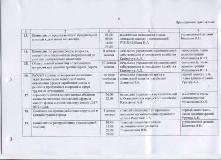 Об утверждении плана работы администрации города на июнь 2017 года